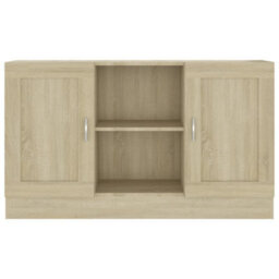 Berkfield Sideboard Sonoma Oak 120X30.5X70 Cm Engineered Wood - thumbnail 6