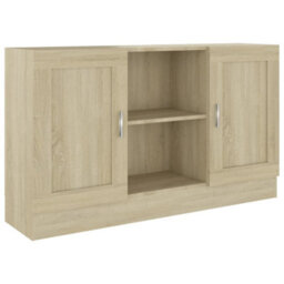 Berkfield Sideboard Sonoma Oak 120X30.5X70 Cm Engineered Wood - thumbnail 2