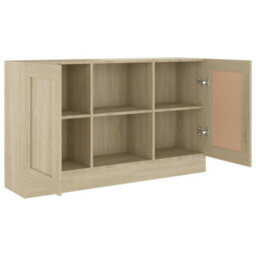 Berkfield Sideboard Sonoma Oak 120X30.5X70 Cm Engineered Wood - thumbnail 5