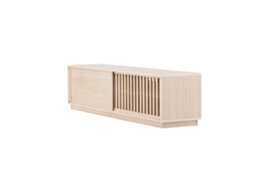 Lugo Tv Bench -  Whitewash Melamine Tv Unit -D 40 X H45 X W180Cm - thumbnail 1