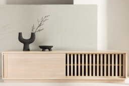 Lugo Tv Bench -  Whitewash Melamine Tv Unit -D 40 X H45 X W180Cm - thumbnail 6