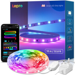 Lepro S1 Ai Smart Led Strip Light 10M Rgb+Ic, App & Voice Control, Works With Alexa, Google Home, Music Sync, Diy Rainbow Chasing - thumbnail 1