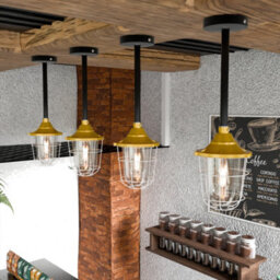 Ledsone Vintage Pendant Light For Kitchen Island - E27 Base Metal 80Cm Pipe Hanging Ceiling Light Fixtures For Bedroom - thumbnail 6