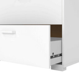 Wyld Haus Stuttgart Gloss White 5-Drawer Chest 700 X 398 X 1019 mm - thumbnail 7