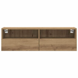 Berkfield Tv Wall Cabinet Artisan Oak 100X30X30 Cm Engineered Wood - thumbnail 6