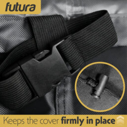Futura 420D Rectangular 242X162X100Cm Waterproof Garden Furniture Cover, Outdoor Patio Weatherproof Rattan Sofa Shield - thumbnail 7