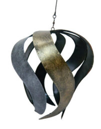Metal Wind Spinner Garden Ornament - Gold/silver/bronze - thumbnail 2
