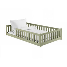 Arten Otis Olive 120 X 200Cm Eu Small Double Bed With Guardrails - Foam Bonnell Mattress Included - thumbnail 4