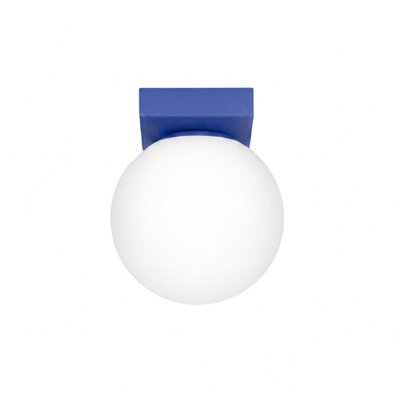 Sollux Lighting Yoli Steel/glass Ultramarine 1 Lights Minimalist Ceiling Lamps - image 1