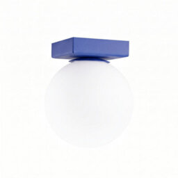 Sollux Lighting Yoli Steel/glass Ultramarine 1 Lights Minimalist Ceiling Lamps - thumbnail 4