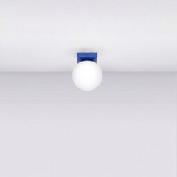 Sollux Lighting Yoli Steel/glass Ultramarine 1 Lights Minimalist Ceiling Lamps - thumbnail 2