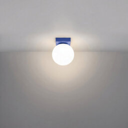 Sollux Lighting Yoli Steel/glass Ultramarine 1 Lights Minimalist Ceiling Lamps - thumbnail 3