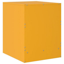Berkfield Bedside Cabinets 2 Pcs Yellow 34.5X39X44 Cm Steel - thumbnail 9