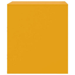 Berkfield Bedside Cabinets 2 Pcs Yellow 34.5X39X44 Cm Steel - thumbnail 8