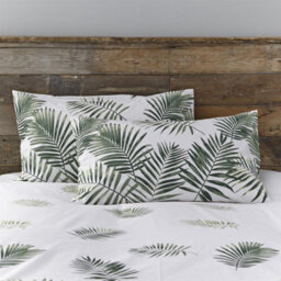 "Charlotte Thomas 144 Thread Count ""fern"" Reversible Duvet Cover Set" - thumbnail 2