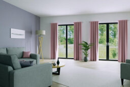 Bricoflor Blackout Curtain With Concealed Loops  - Rosa - 2,45 X 1,40 M - Plain - thumbnail 3