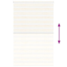 Berkfield Zebra Blind Marble Beige 145X230 Cm Fabric Width 140.9 Cm Polyester - thumbnail 5