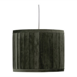 First Choice Lighting Sundance - Dark Green Velvet Pleated 30Cm Lamp Shade Gold Inner - thumbnail 7
