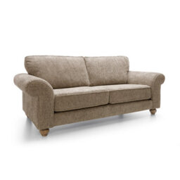 Abakus Direct Ingrid Collection 3 Seater Sofa In Taupe - thumbnail 3
