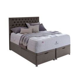 Pocket Spring Bed Company Mulberry Mattress & Pebble Grey Full Ottoman Divan In 3 Sizes - thumbnail 4
