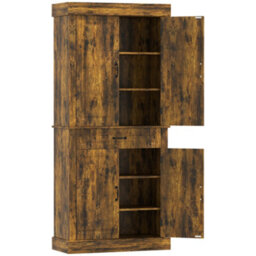 Wyld Haus Zirolu 180Cm Brown Tall Kitchen Pantry Cabinet With Drawer And Shelves - thumbnail 2