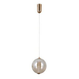 Luminosa Lighting Luminosa Butero 20Cm Globe Pendant Ceiling Light Gold 3000K Warm White - thumbnail 2