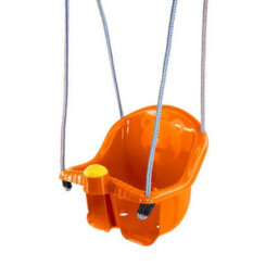 GEEZY The Magic Toy Shop Orange Swing Seat For Baby Children Toddler Outdoor Garden Rope Safety Safe Swing - thumbnail 1