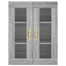 Berkfield Highboard Grey Sonoma 69.5X34X180 Cm Engineered Wood - thumbnail 6