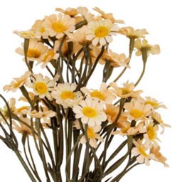 Wyld Haus Set Of 3 Cream Silk Daisy Bunches   Lifelike Artificial Flowers - thumbnail 2