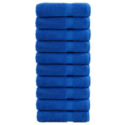 Berkfield Premium Hand Towels Solund 10Pcs Blue 50X100Cm 600Gsm