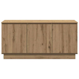 Berkfield Tv Cabinet Artisan Oak 100X38X49 Cm Engineered Wood - thumbnail 6