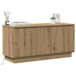 Berkfield Tv Cabinet Artisan Oak 100X38X49 Cm Engineered Wood - thumbnail 3