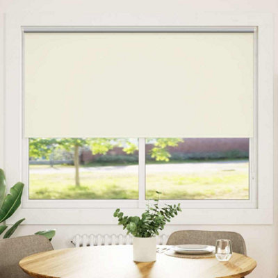 Walplus Off White Blackout Roller Blind 160 X 175 Cm With Mounting Accessories - image 1