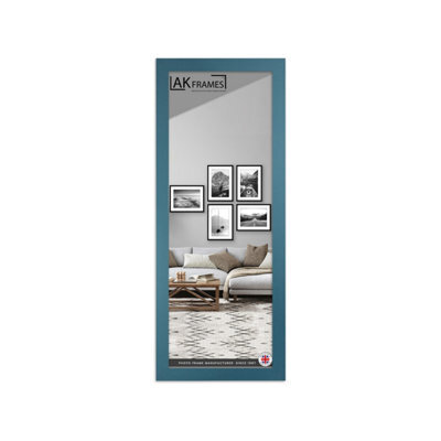 "AK Frames Sleek 24X12"" Navy Blue Thin Modern Picture Frame - Slim And Design For Posters, Prints And Photos - Elegant Wall Frame Decor" - image 1