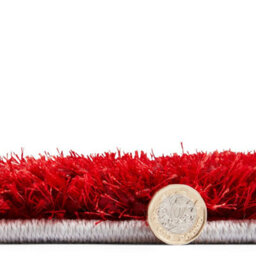 Grey Red Shaggy Modern Geometric Easy To Clean Rug For Living Room Bedroom And Dining Room-120Cm X 170Cm - thumbnail 4