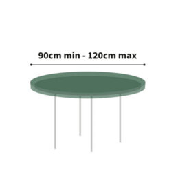 Bosmere All-Weather 4 To 6 Seat Circular Table Top Cover Reversible 120Cm All Weather Protection 6 Year Guarantee - thumbnail 1