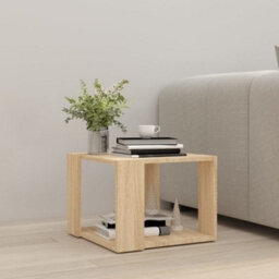 Berkfield Coffee Table Sonoma Oak 40X40X30 Cm Engineered Wood - thumbnail 3