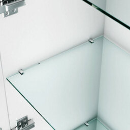 Modern White Display Cabinet High Gloss Rgb Led Cupboard Tall Storage Sideboard - thumbnail 5