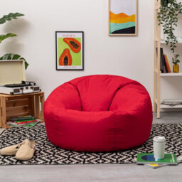 icon Adult Classic Beanbag Outdoor Waterproof Bean Bags Ready Filled - Red - thumbnail 5