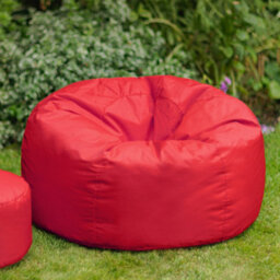 icon Adult Classic Beanbag Outdoor Waterproof Bean Bags Ready Filled - Red - thumbnail 3