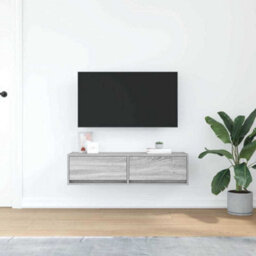 Berkfield Tv Cabinet Grey Sonoma 100X31X25,5 Cm Engineered Wood - thumbnail 4