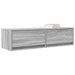 Berkfield Tv Cabinet Grey Sonoma 100X31X25,5 Cm Engineered Wood - thumbnail 3