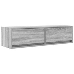 Berkfield Tv Cabinet Grey Sonoma 100X31X25,5 Cm Engineered Wood - thumbnail 2