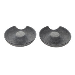Living And Home Dark Gray Round Felt Cat Pet Tunnel Bed Cave Bed Donut 50Cm - thumbnail 5