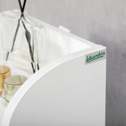 Kleankin Freestanding Bathroom Storage Unit With Adjustable Shelf, White - thumbnail 7