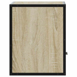 Berkfield Wall-Mounted Bedside Cabinets 2 Pcs Sonoma Oak 40X31X39.5 Cm - thumbnail 7