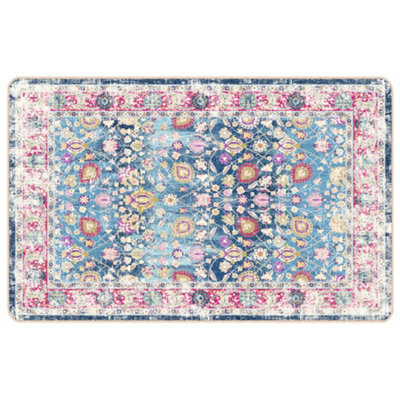 Berkfield Durable Rug Washable Multicolour 190X300 Cm Anti Slip