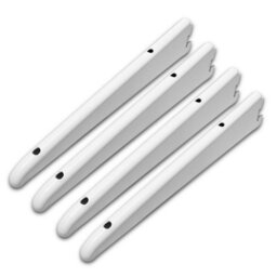 Mkgt Twin Slot Wall Mounted Shelving Bracket, Heavy Duty Steel Brackets For Garage, Shed Indoor Storage (470mm - Pack Of 4) - thumbnail 1