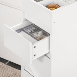 Sobuy Bzr29-W Bathroom Cabinet Bathroom Storage Cabinet Unit With 3 Drawers,white,w33Xd30Xh90 - thumbnail 8