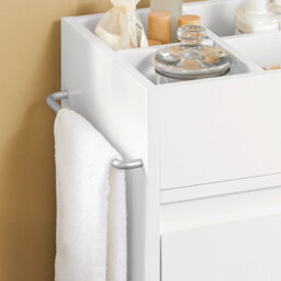 Sobuy Bzr29-W Bathroom Cabinet Bathroom Storage Cabinet Unit With 3 Drawers,white,w33Xd30Xh90 - thumbnail 7